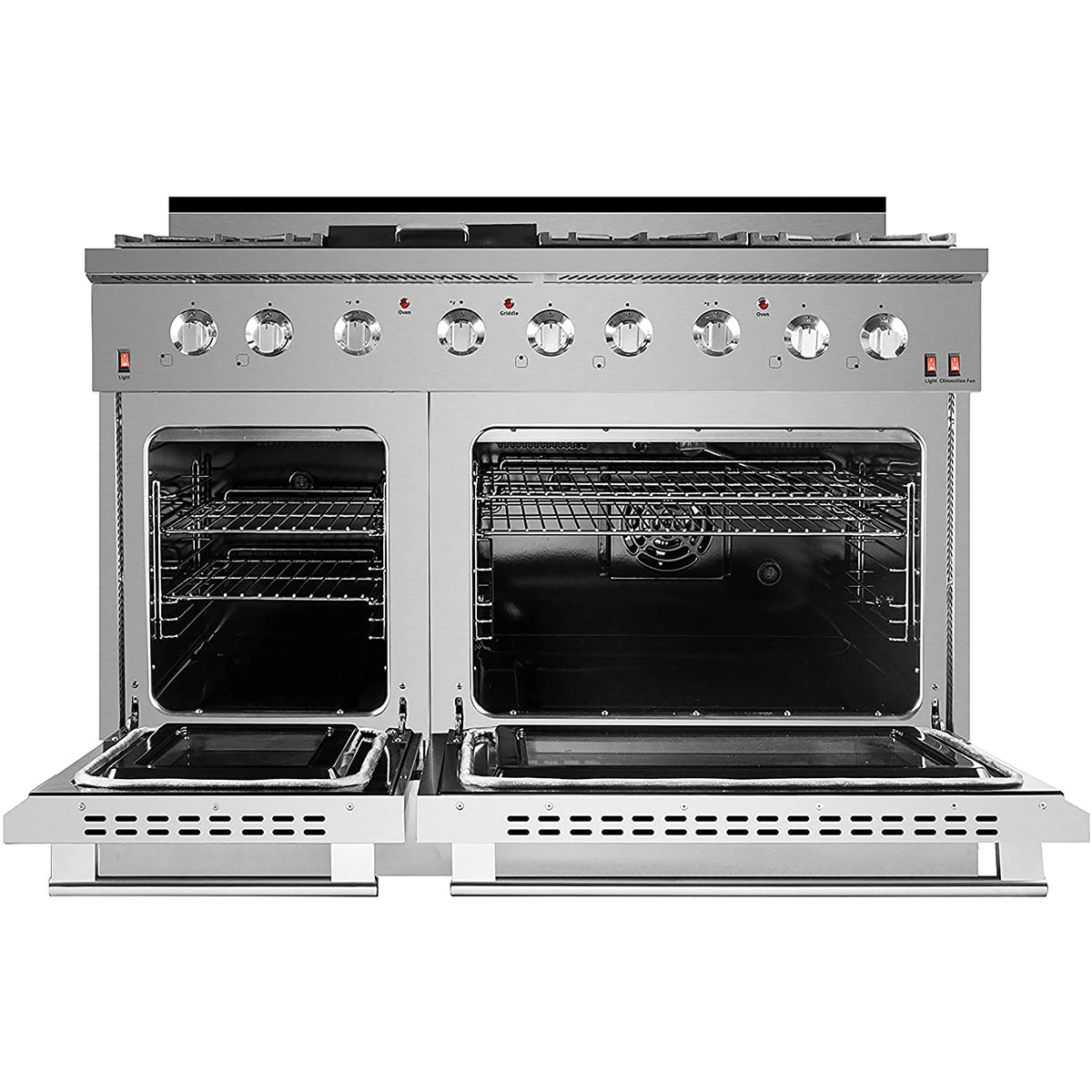 48" Stainless Steel Propane Gas Range with Convection Oven M92195