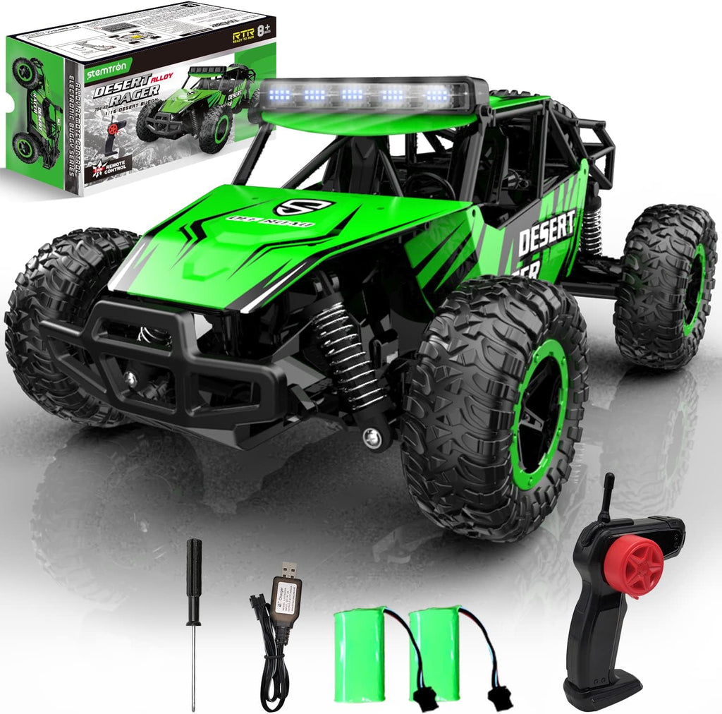 Remote Control Car 1/16 Scale Off-Road Monster Truck Green Z1963