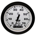 White 4x22 Tachometer with Systemcheck Indicator E4234