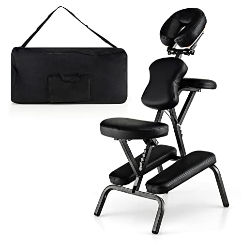 White Portable Massage Chair with Carrying Bag W454