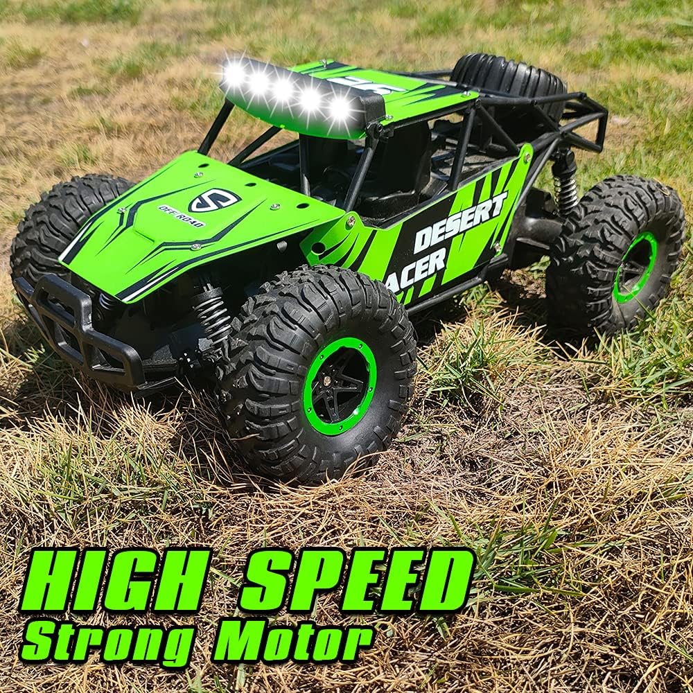 Remote Control Car 1/16 Scale Off-Road Monster Truck Green Z1963
