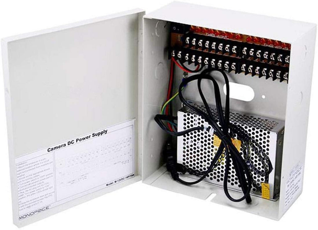 16 Channel CCTV Camera Power Supply 12VDC 10Amps A1291