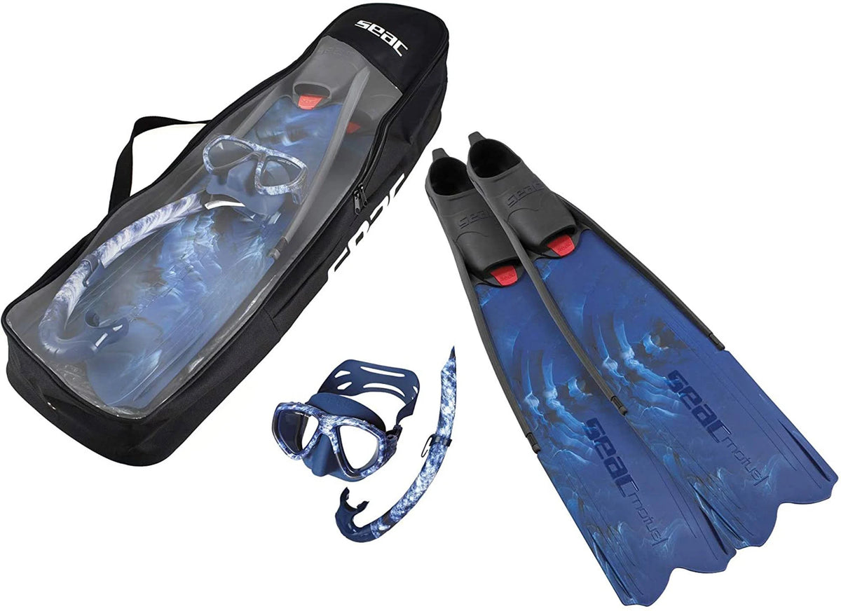 Blue Camouflage Long Fins G4271