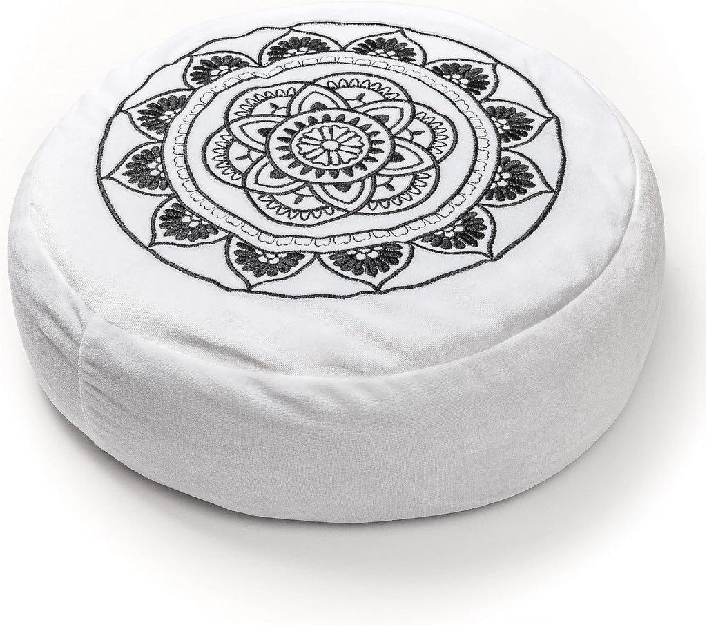 Lavender Round Buckwheat Meditation Cushion P75350