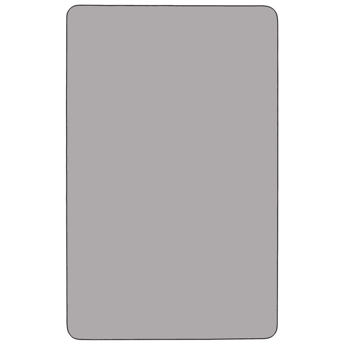 36 W x 72 L Rectangular Grey Thermal Laminate Activity Table O880252