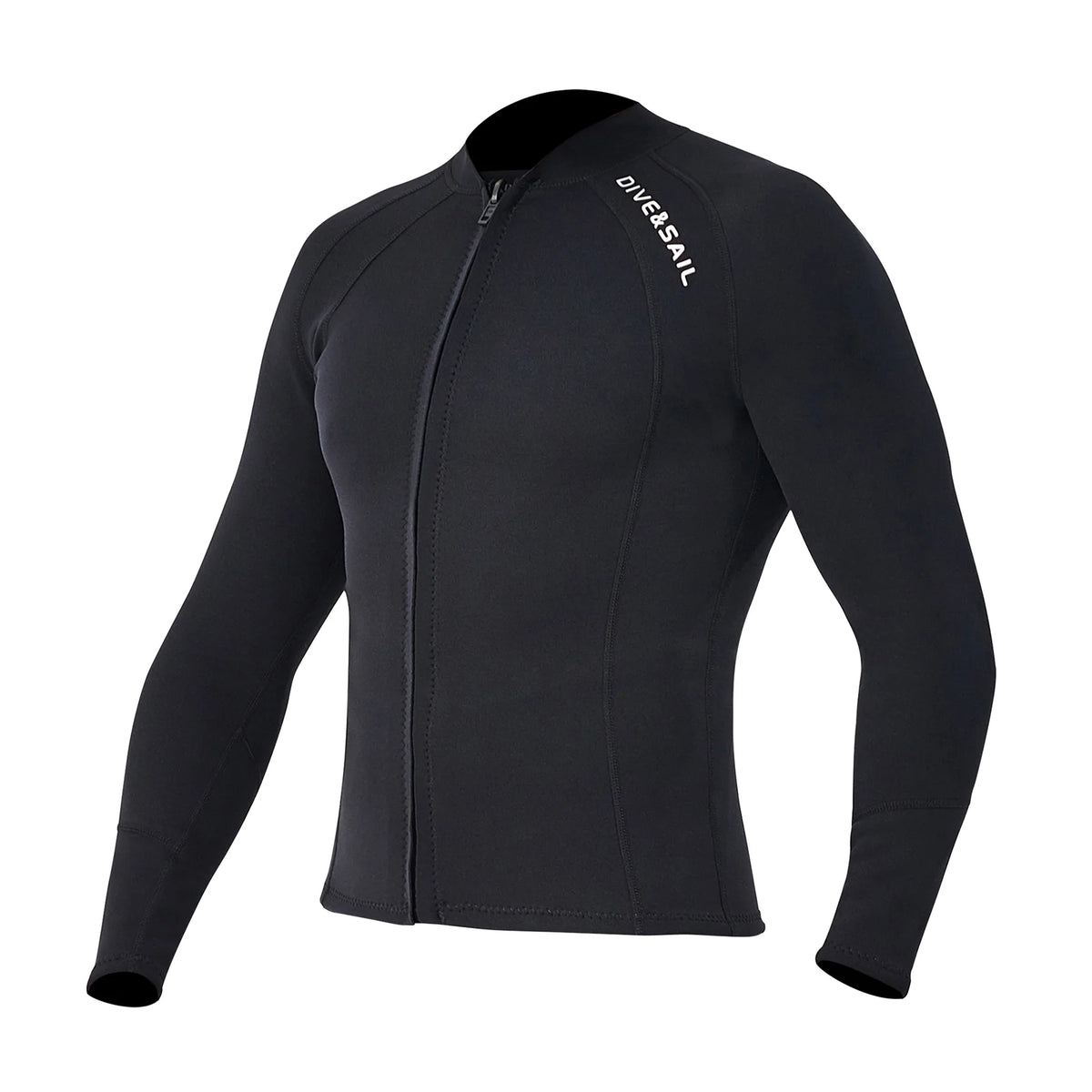 2mm Neoprene Front Zipper Wetsuits Jacket Long Sleeves G293