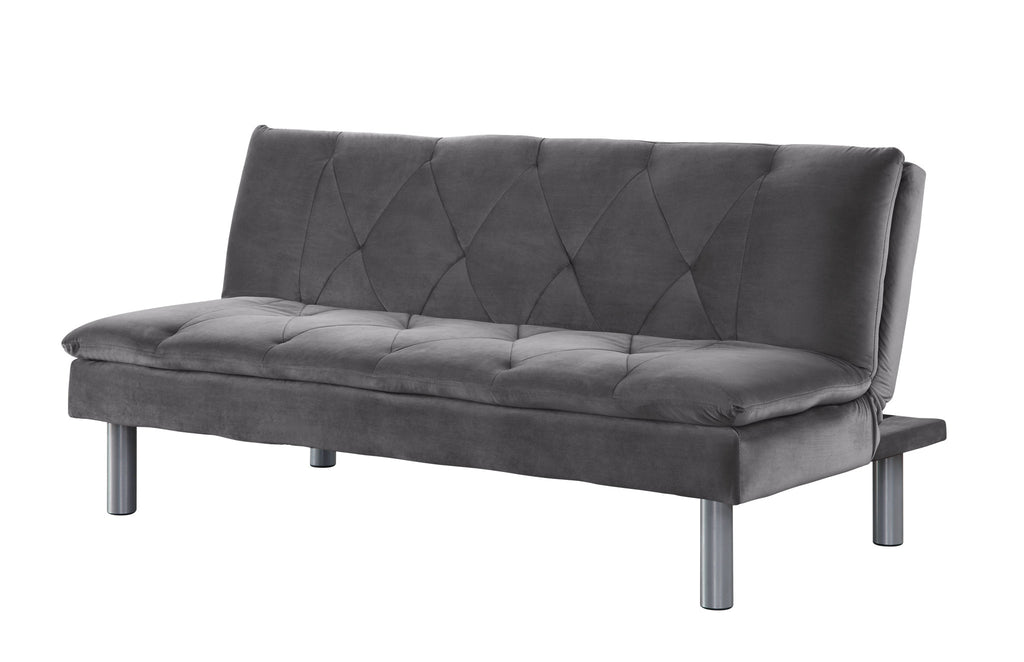 Grey Velvet Sleeper Sofa U740