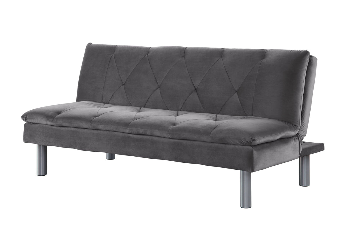 Grey Velvet Sleeper Sofa U740