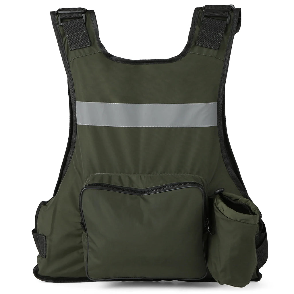 Adjustable Fly Fishing Jacket Vest with Open Sides U6837