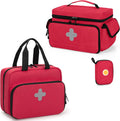Lockable Medicine Storage Bag with Zippered Pouches U668434