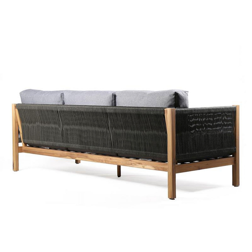 Dark Gray Polyester Fabric Outdoor Sofa J188