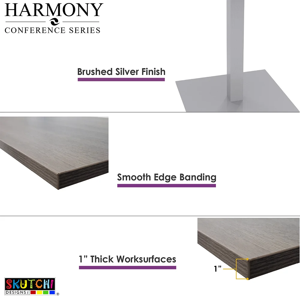 6 Person Arc Boat Conference Table 6 Ft S9649