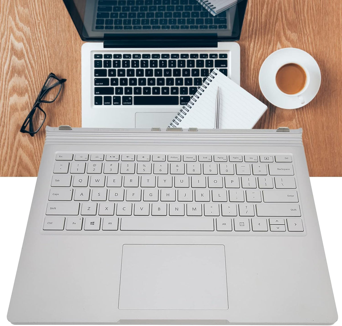 Silver Full Key Replacement Keyboard for Surface Book 1 N83700