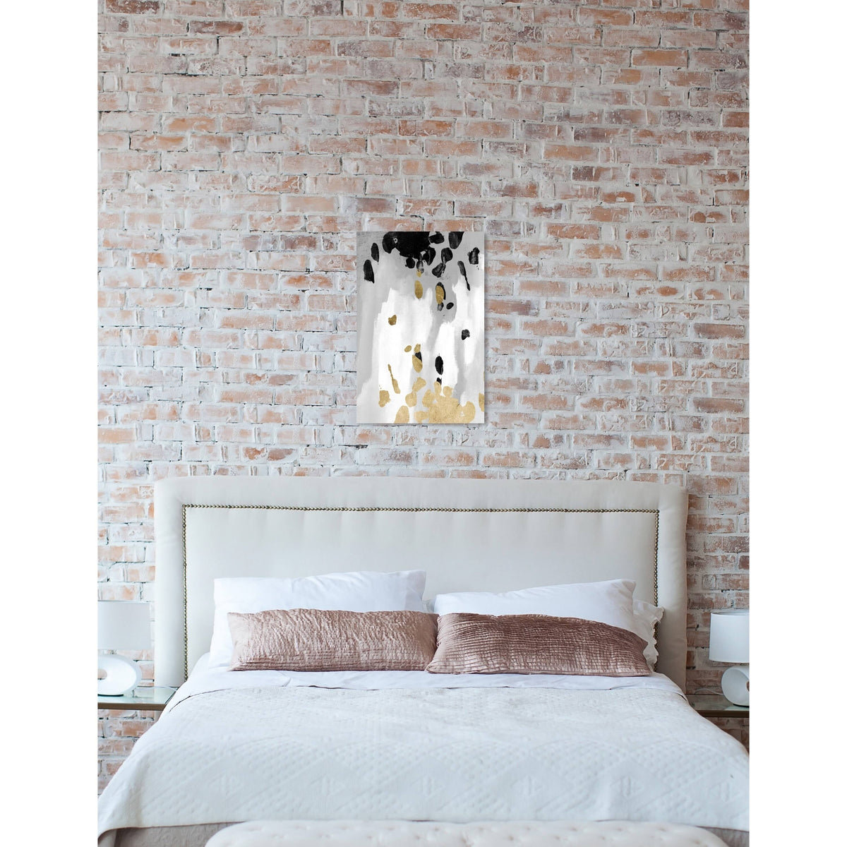 Gold and Noir Canvas Art F823