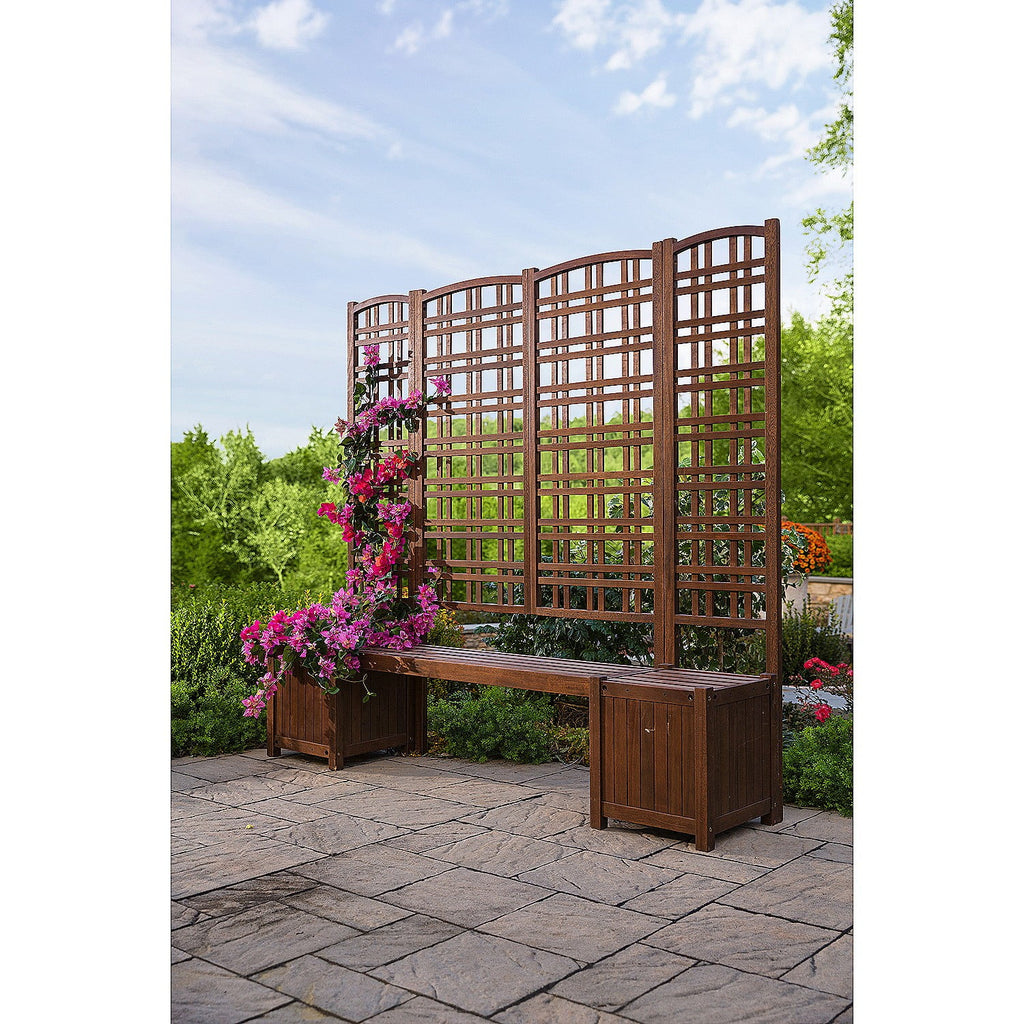 Large Outdoor Eucalyptus Privacy Trellis M166929