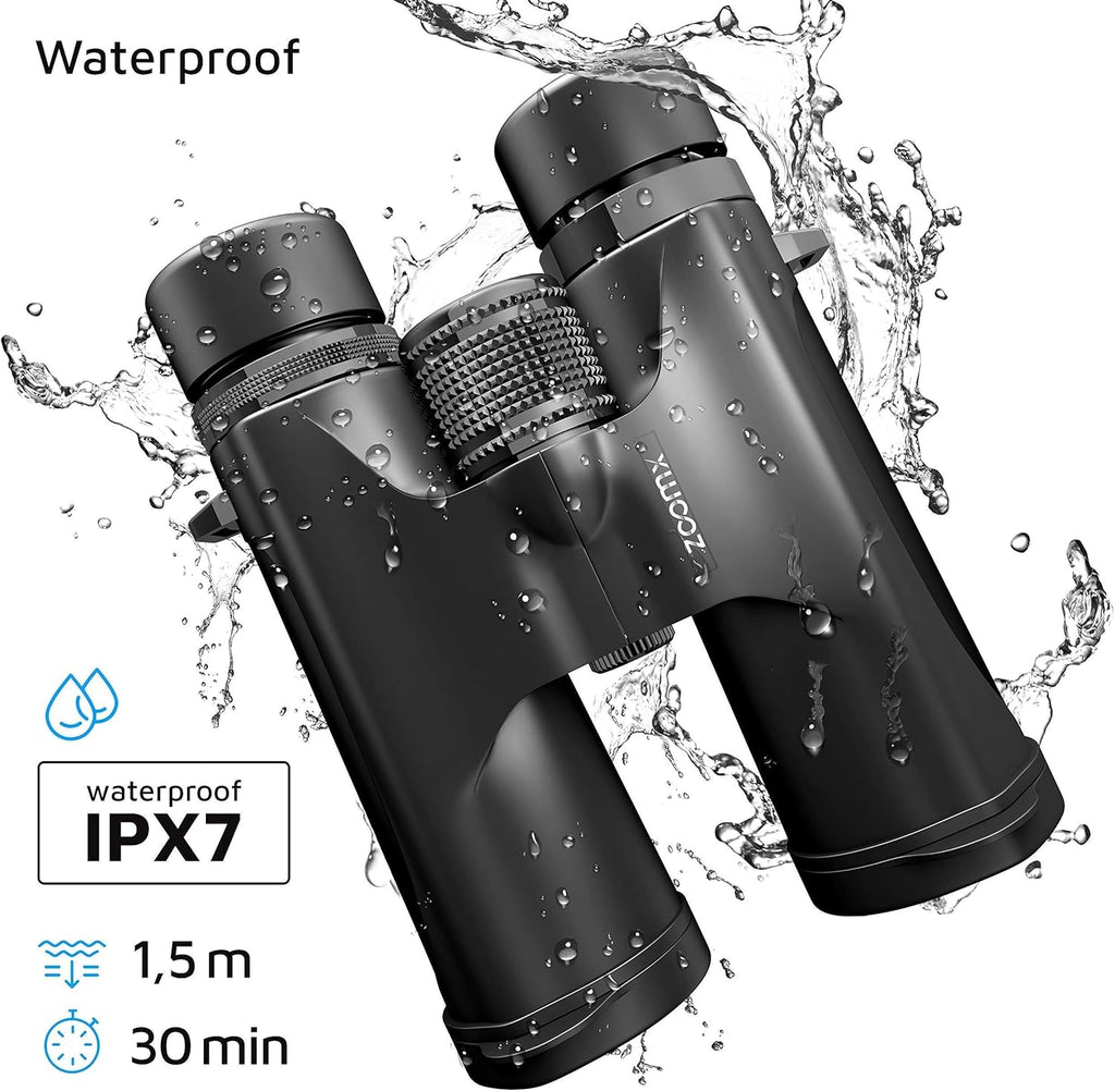 10x42 Waterproof HD Binoculars with Carrying Bag B506732