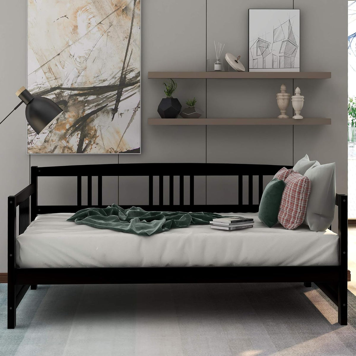 Twin Size Solid Wood Daybed W45045