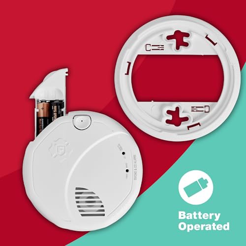Battery Powered Z-Wave Smoke Detector & Carbon Monoxide Alarm R538