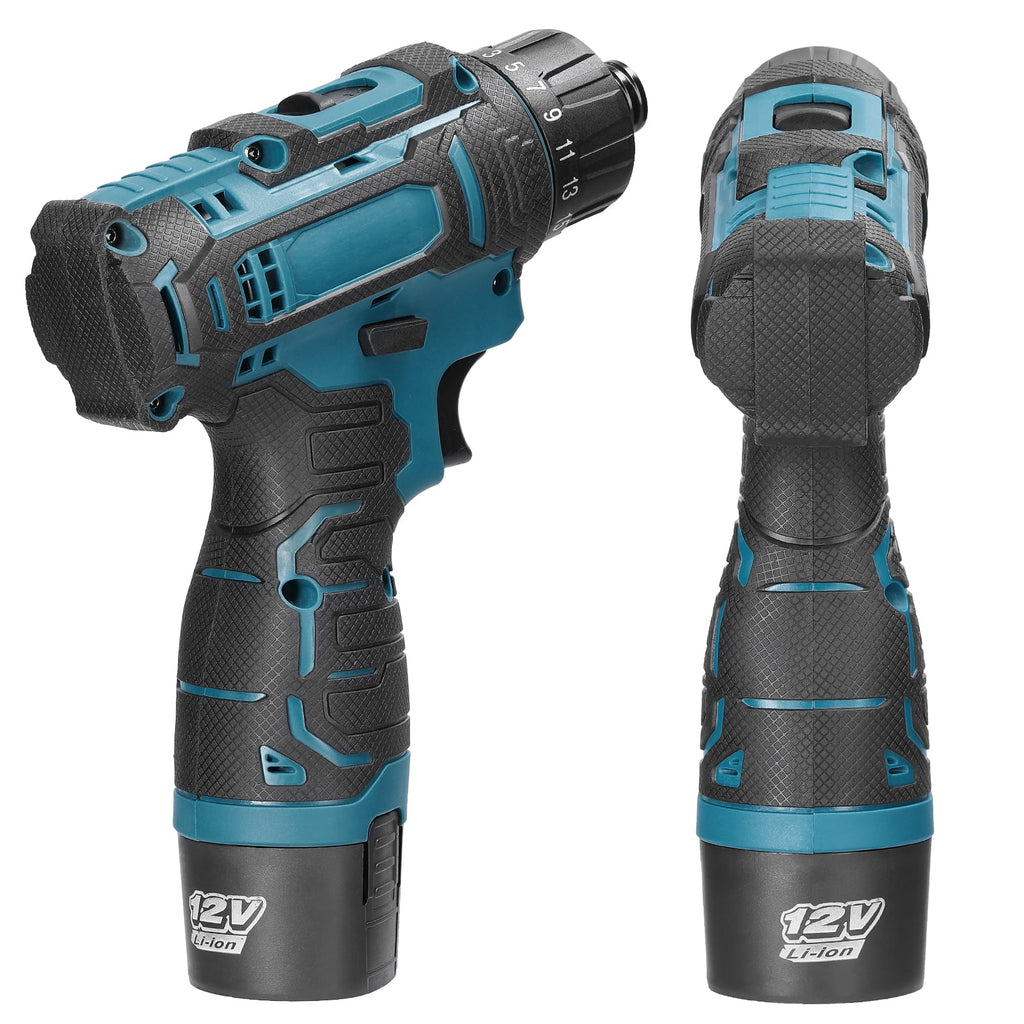 12 V Adjustable Torque 2 Speed Electric Screwdriver Kit J663568