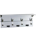 Shelf with Mop and Broom Holders and Hooks N511