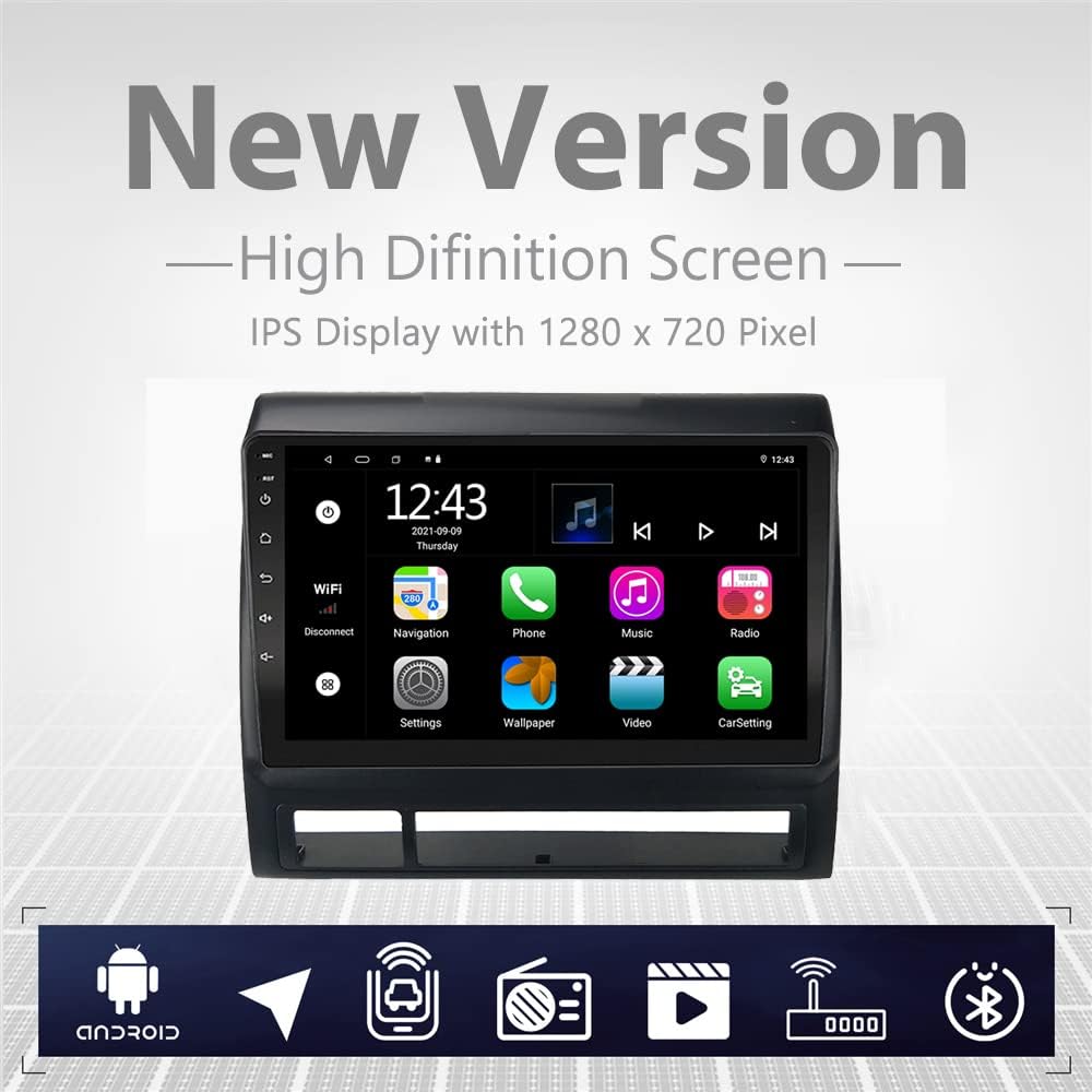 Android 11 Car Radio 9 inch Touch Screen Bluetooth USB Player K648