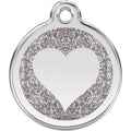 Enamel Pet ID Tag Heart M7111