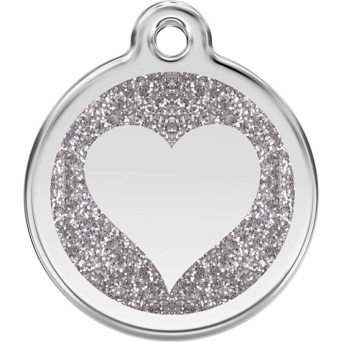Enamel Pet ID Tag Heart M7111