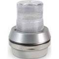 Horn Strobe, White, Cast Aluminum, 120Vac F2827