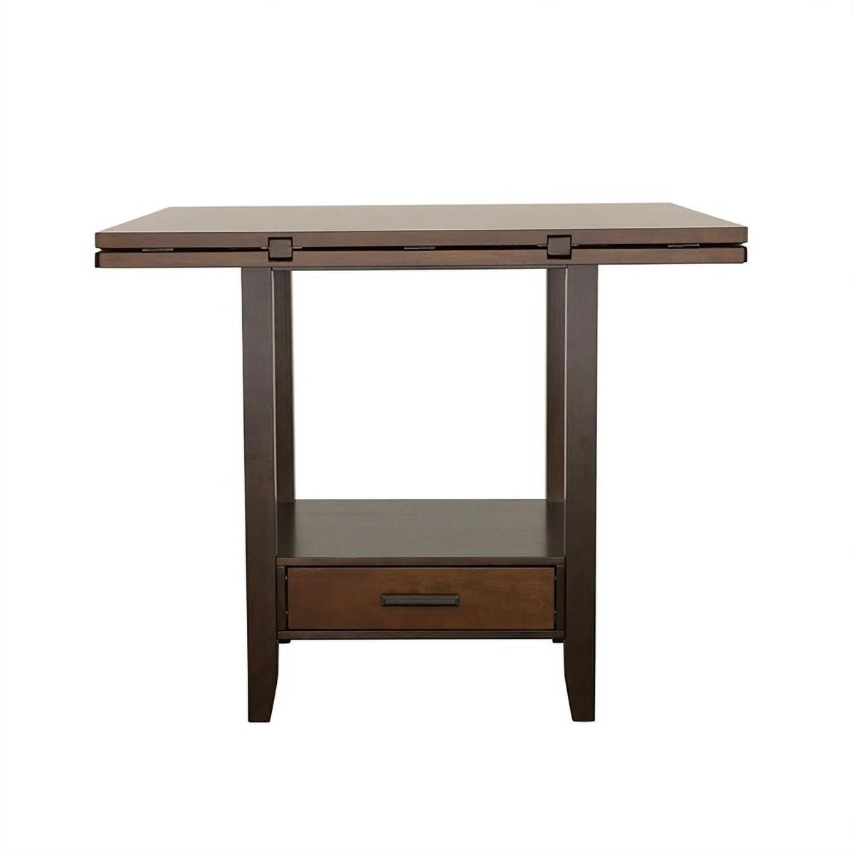 Wood Round Counter Height Drop Leaf Table K692
