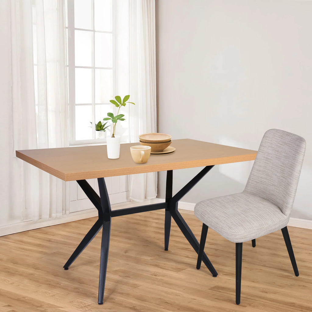 48"x30" Dining Table with Solid Metal Legs P244655