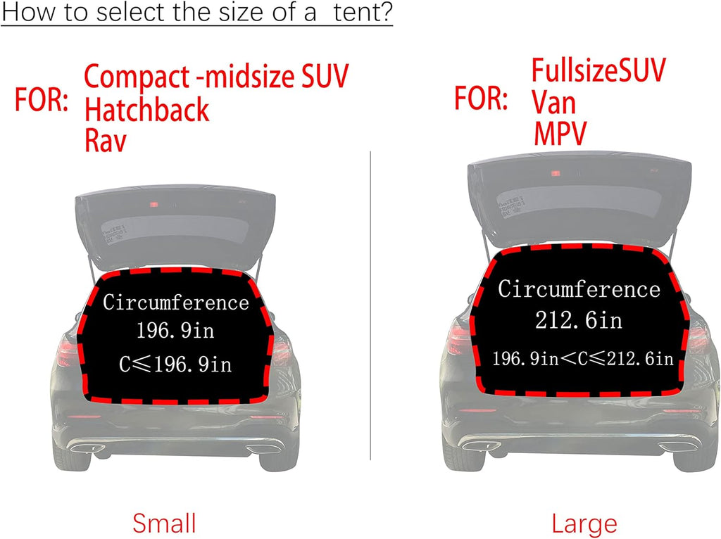 Waterproof Tailgate Shade Awning Tent J5509
