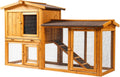 Large Wooden Outdoor Chicken Coop with Removable Tray & Ramp R272925