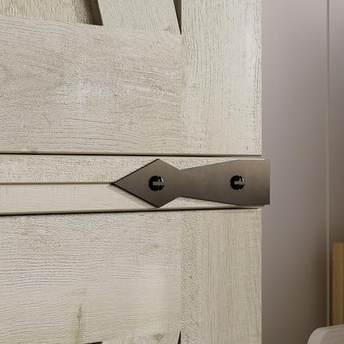 9 Shelves 4 Barn Doors Kitchen Pantry Cabinet V8781