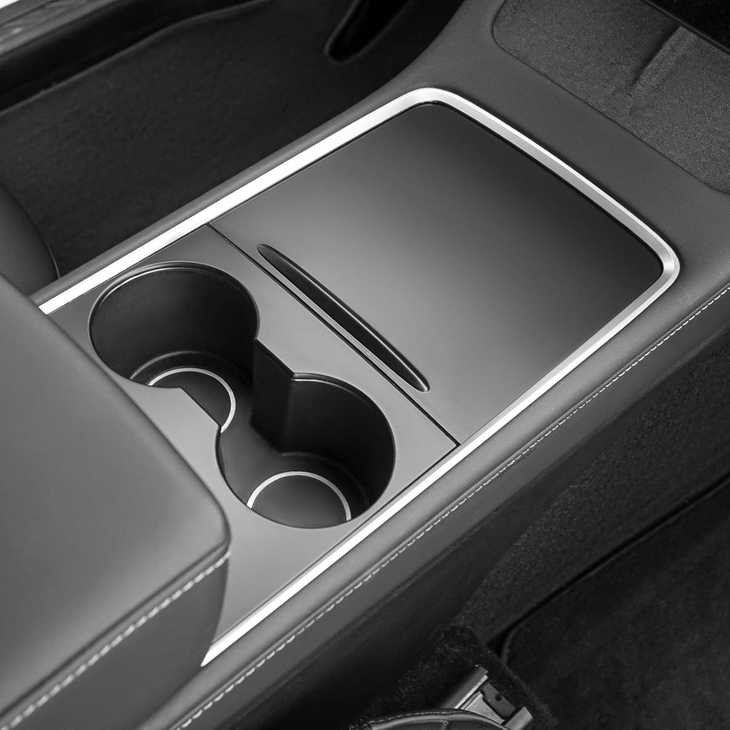 Glossy Carbon Fiber Center Console Cover S9305