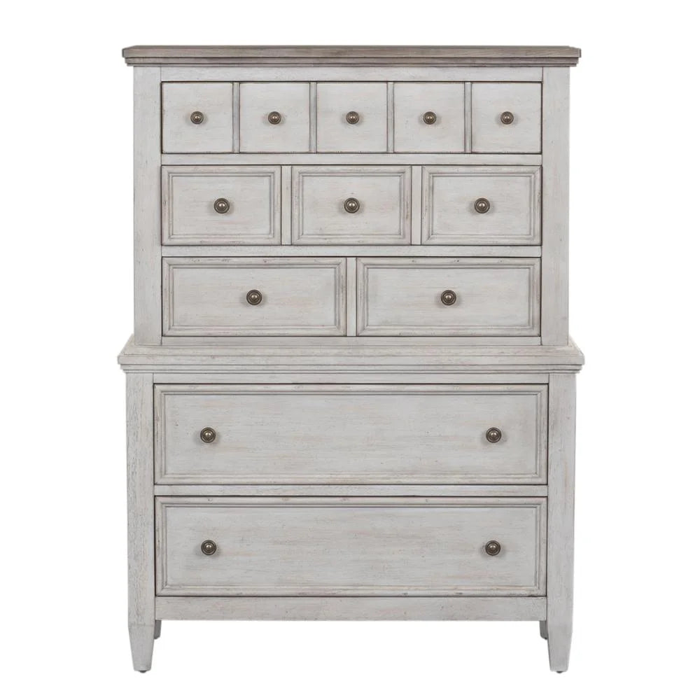White 5 Drawer Chest I7121