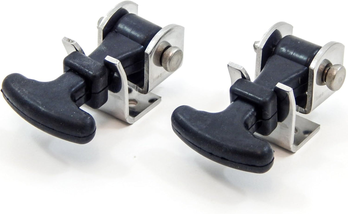 20 Piece Stainless Steel T Handle Latch Catch Hold-Down 2.5 Inch Draw Hardware Replacement L122