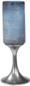 Blown Glass Candleholder V97725