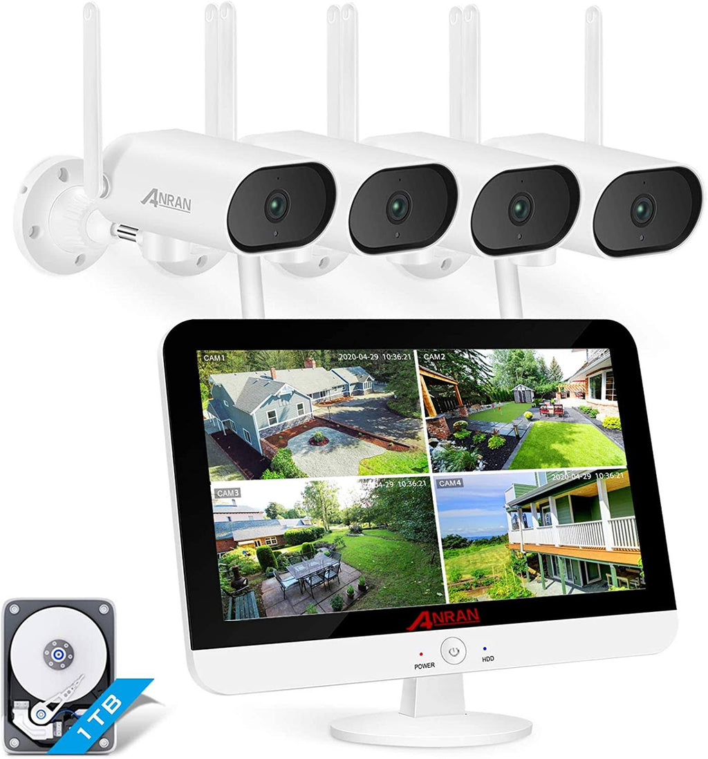 Wireless Surveillance Camera System with 13 inch Monitor G223