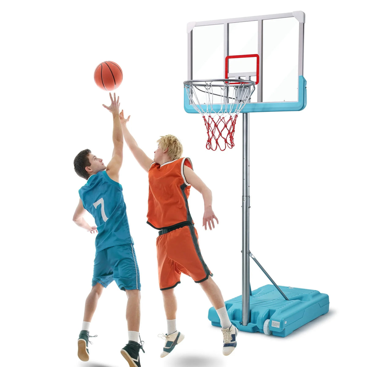 Portable PVC Basketball Hoop with Backboard B967523