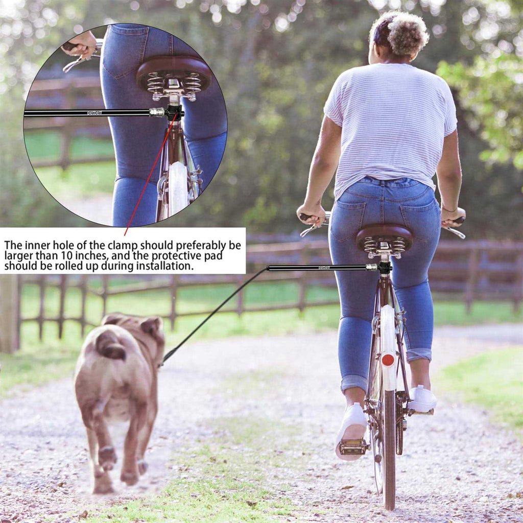 Dog Bike Leash with Quick Connect Mechanism W267