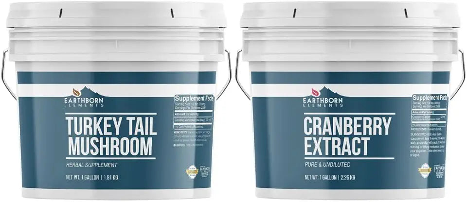 Turkey Tail Mushroom and Cranberry Extract Herbal Supplements P7782