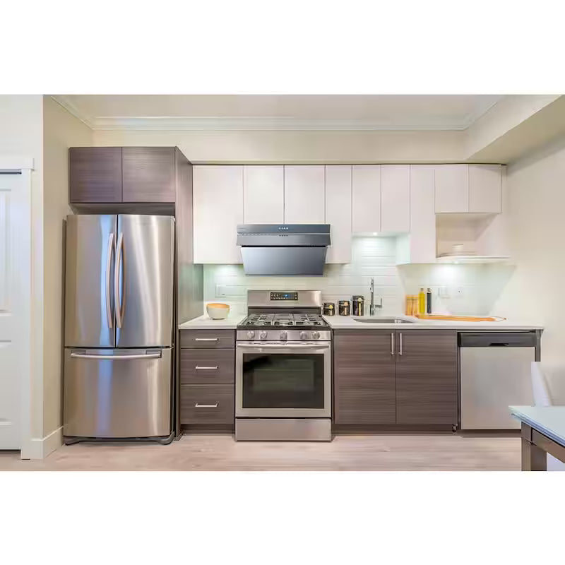 30 in. 850 CFM Under Cabinet or Wall Mount Range Hood with Push Button D734820