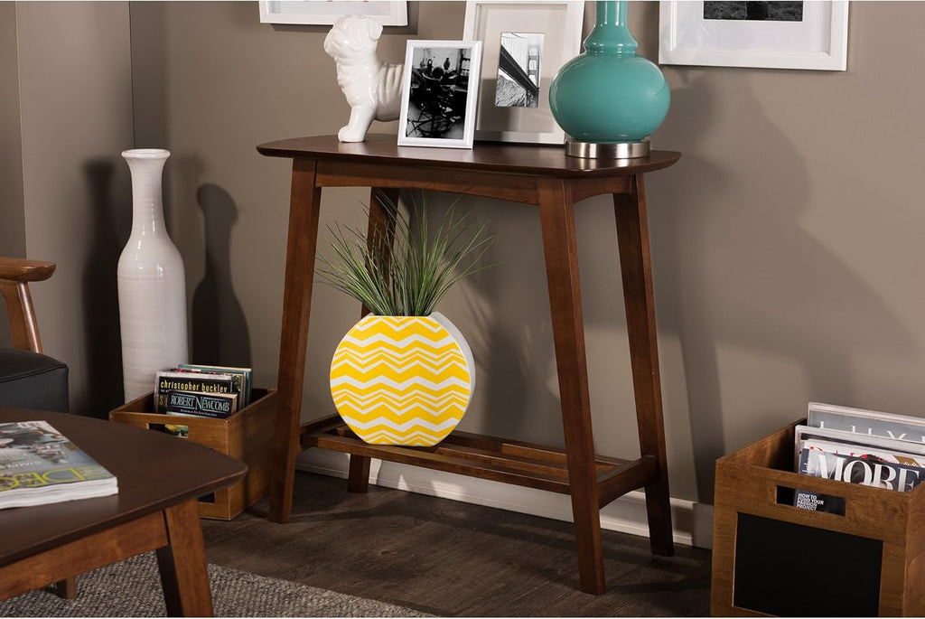 Dark Walnut Console Table E761