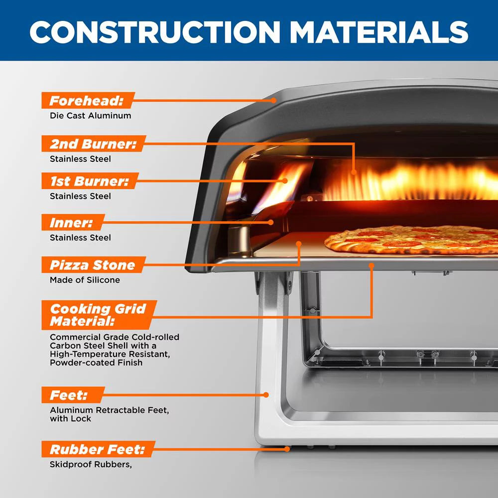 Portable Outdoor Gas Pizza Oven J183442