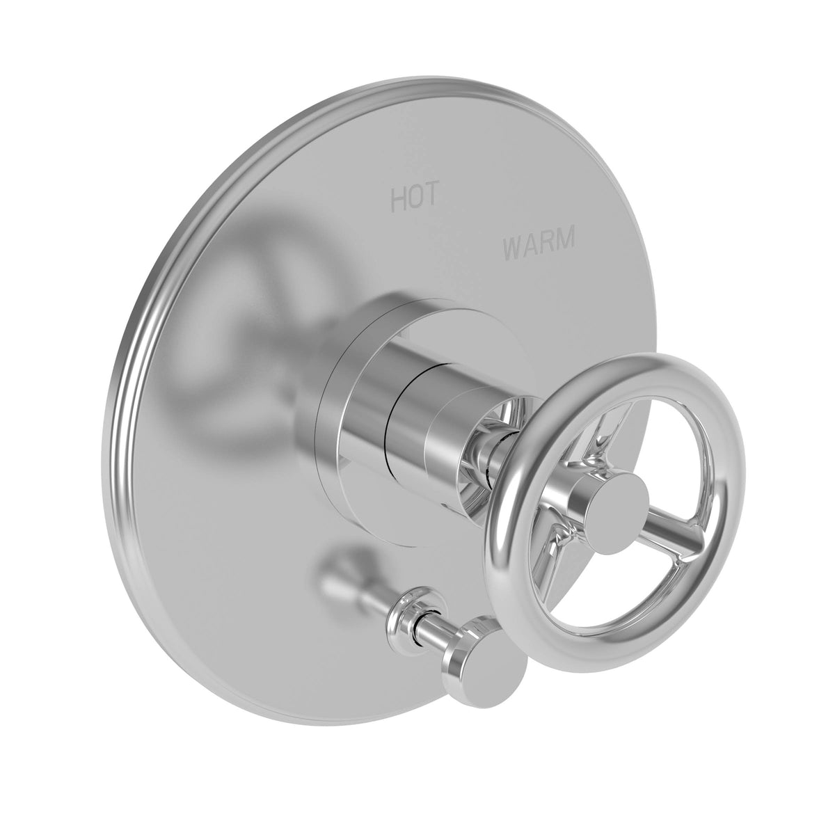 Balanced Pressure Tub & Shower Diverter Plate with Handle, Oil Rubbed Bronze G1490