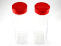32 OZ Clear Plastic Spice Bottles Jars Containers Set of 2 with Flap Cap Shaker W4695