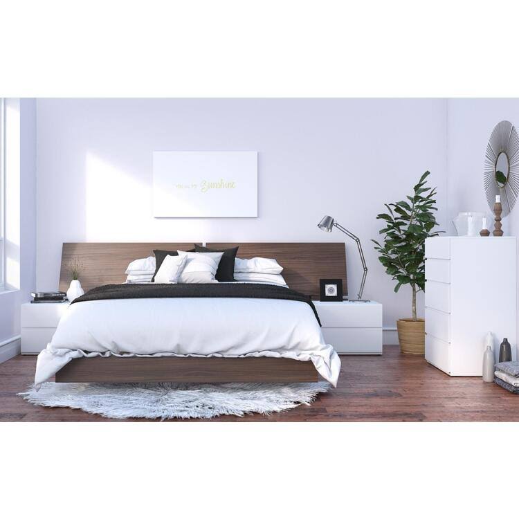 White Five Drawer Chest W783