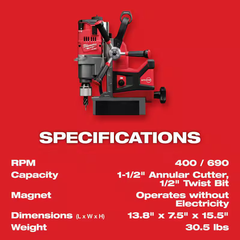 18V Lithium-Ion Brushless Cordless Magnetic Drill Kit with Two 8.0Ah Batteries G5784