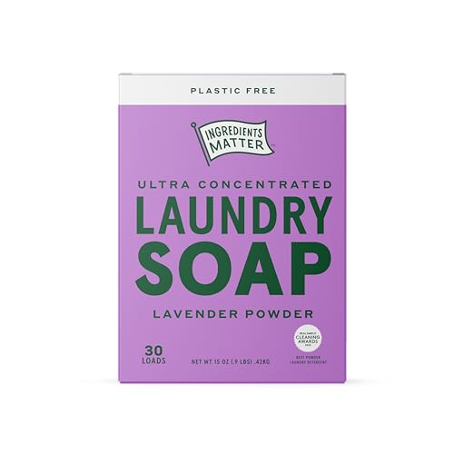 Lemongrass Scent Hypoallergenic Laundry Soap 30 oz 60 Loads B55463