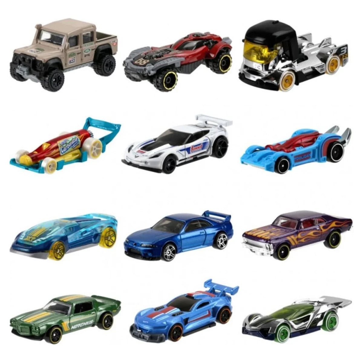 72ct Assortment Case Die-Cast Toy Cars H231